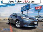 Toyota Corolla L  used cars market