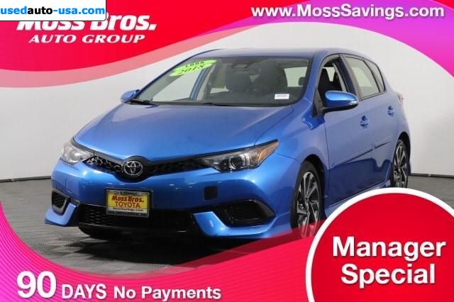 Car Market in USA - For Sale 2018  Toyota Corolla iM Base