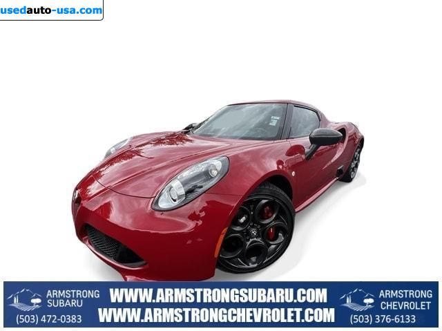 Car Market in USA - For Sale 2015  Alfa Romeo 4C Base