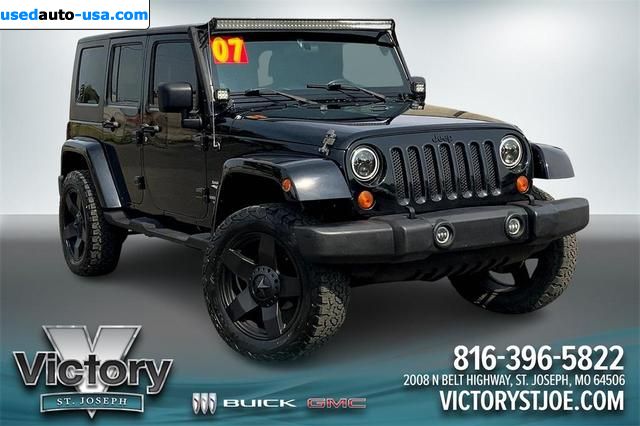 Car Market in USA - For Sale 2007  Jeep Wrangler Unlimited Sahara